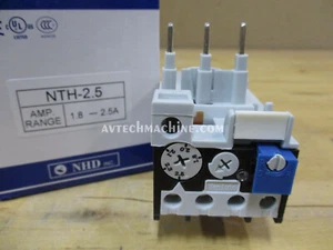 NTH-2.5 3PE NHD Thermal Overload 3 Pole 1.8 - 2.5 Amp - Picture 1 of 2