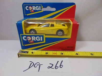 Vintage Corgi Toys Diecast Car NOS IOB 1991 90190 Yellow Ferrari Testarossa - Image 1 of 3