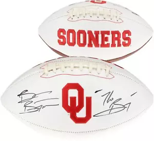 Brian Bosworth Oklahoma Sooners Signed White Panel Football w/ The Boz Insc - Picture 1 of 1