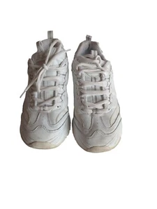 Skechers D Lites 11931 Damen-Schnürsneaker weiß Freizeit Leder Größe 7 - Bild 1 von 8