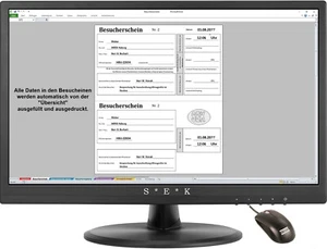 Software Besucherverwaltung Zugangsregelung Besucherausweise erstellen MS Excel  - Bild 1 von 8