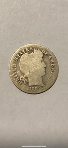 1909 O Barber Liberty Dime Scarce Semi Key Date Silver Coin New Orleans Mint - Picture 1 of 2