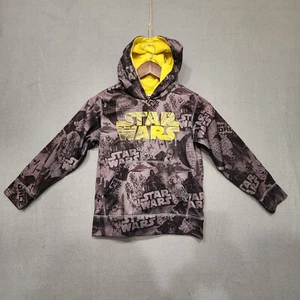 Genuine Star Wars Youth Hoodie Sz M (8) All Over Print - Very Good Condition - Picture 1 of 6