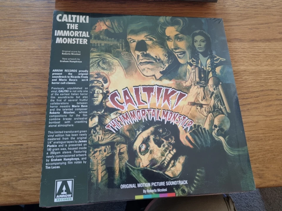 Caltiki The Immortal Monster TRANSLUCENT GREEN VINYL Arrow Records LP 2018 Foto 1 de 4