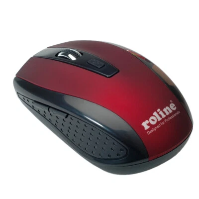 ROLINE Mouse ergonomico a 5 tasti, ottico, USB, wireless
