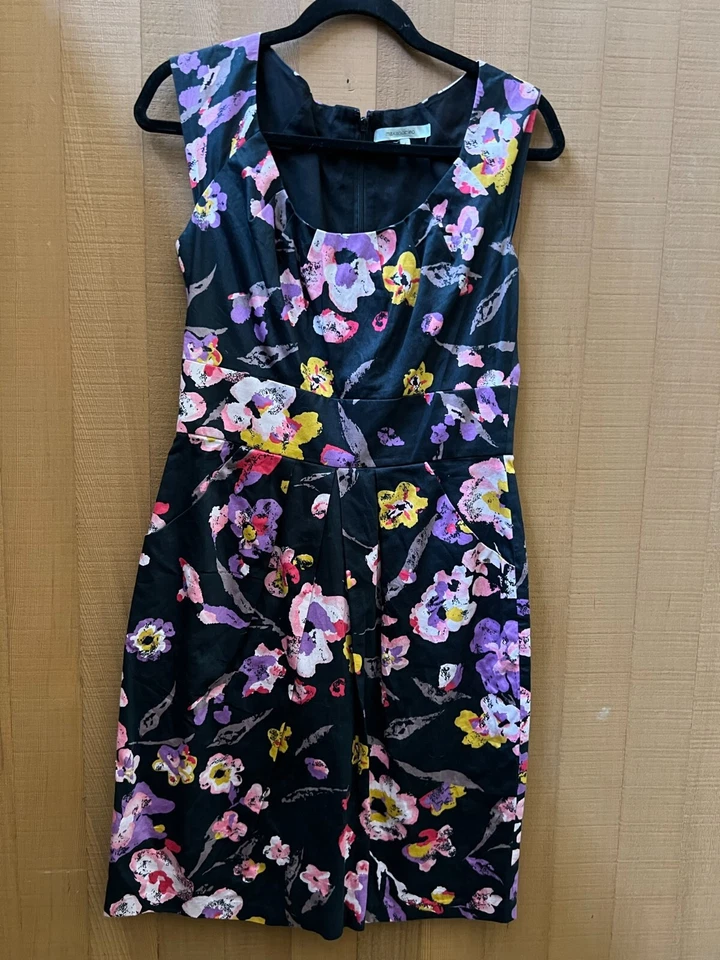 Max and Cleo Mujer Negro Rosa Azul Floral Mujer Vestido Informal maxandcleo 6 1518 Foto 1 de 4