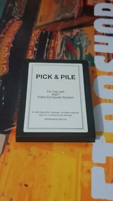 Pick N Pile (Ubisoft 1990)  ATARI 2600 VCS (Modul/Cartridge) works classic 8-bit - Bild 1 von 3
