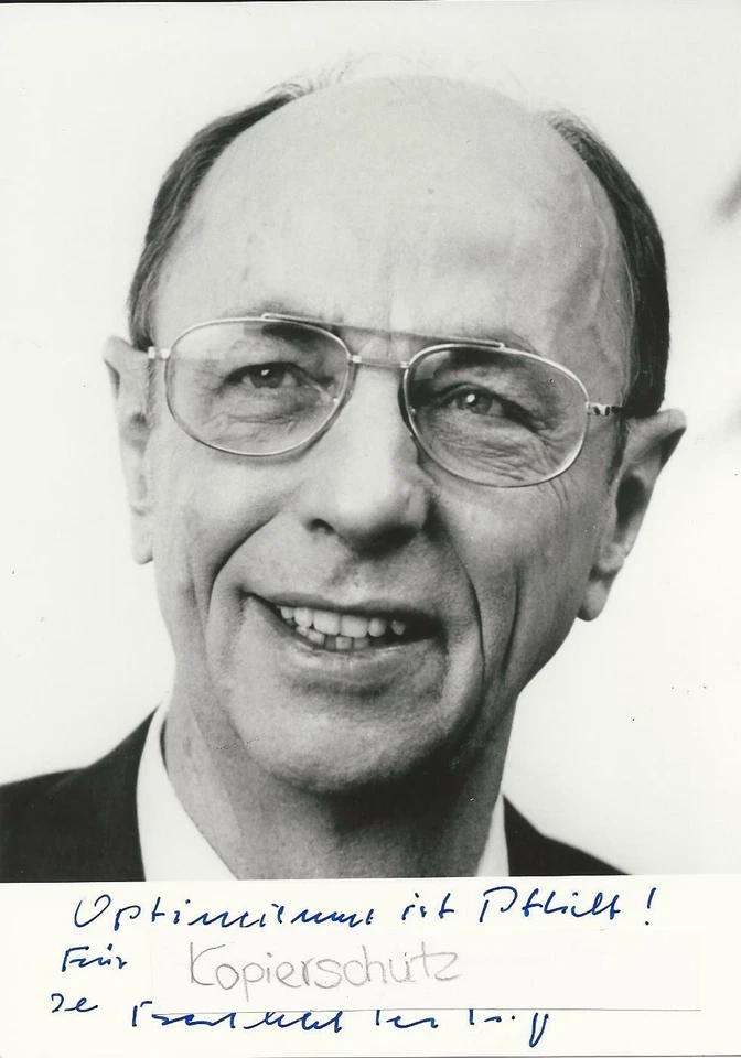 Berthold Leibinger Fa. Trumpf- Foto mit Originalautogramm -Superrarität!!!!!- - Bild 1 von 1