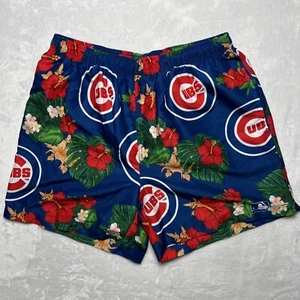 MLB Genuine Merchandise Men’s Chicago Cubs Floral Board Swim Shorts L - Picture 1 of 13