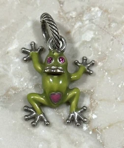 Brighton Green Frog Prince Princess Charm - Picture 1 of 3
