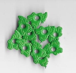 ** 10 FROG EYELETS ** CLEARANCE SALE ** EYELET OUTLET GREEN