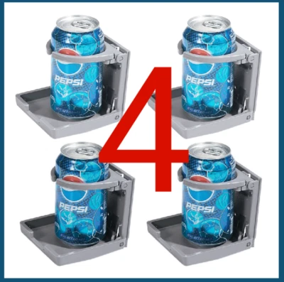 4 GRIS PLEGABLE COCHE AUTO PORTAVASOS MERCEDES BENZ LAND ROVER VOLVO BMW   Foto 1 de 2