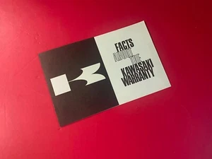 HONDA • Folleto de datos de garantía del concesionario de motocicletas Kawasaki de los años 70 - verde y negro - Imagen 1 de 1