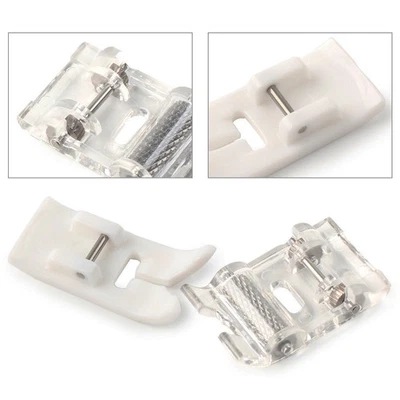 Roller Presser Foot And Non-Stick Zigzag   Foot For Brother Singer 2Pcs - Image 1 of 4