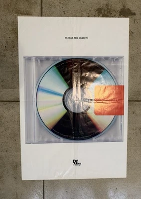 "Póster de pasta de trigo promocional Kanye West Yeezus Def Jam 2013 24"" X 36""" Foto 1 de 4