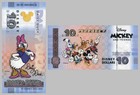 Souvenirschein Mickey and Friends 10 Disney Dollars - Daisy Duck 2025 UV
