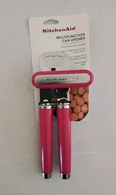 Abrelatas multifunción Kitchen Aid - Hibisco - Rosa intenso (NUEVO) KE199OHHIA Foto 1 de 4