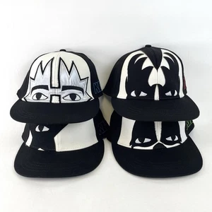 KISS Band Hat SET 2010 Virtis Grind Demon Catman Starchild Spaceman NEW W TAGS - Picture 1 of 8