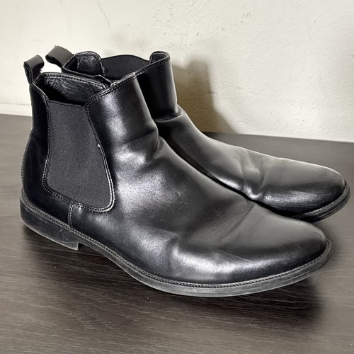 VANS VAN HEU SCARPE UOMO STIVALI NERI 8 5 Zip Chelsea