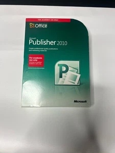 Microsoft Publisher 2010 Full Version Retail ACADEMIC - Afbeelding 1 van 4