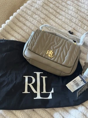 Lauren Ralph Lauren Quilted leather Handbag Crossbody Bag -NWT, - Image 1 of 4