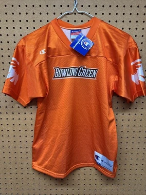 Camiseta de fútbol americano RARA NUEVA CON ETIQUETAS Bowling Green Falcons juvenil mediana campeón BGSU Foto 1 de 4