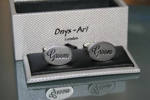 Gemelos de boda para hombre - NOVIO * Nuevo regalo * - Imagen 1 de 1