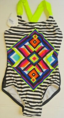 NWT CIRCO Girl  Multicolor Swimming ONE PIECE SWIM SUIT Size XS - Image 1 of 4