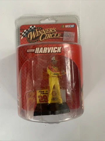 NASCAR Winner's Circle #29 Kevin Harvick Autographing Race Car Figurine w/Stand Cover