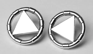 Lego 2x Silver Chrome Atlantis Treasure Key NEW!!! - Picture 1 of 1