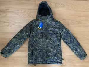 NEW Mens Mountain Warehouse Ski Jacket Coat Shadow Yellow Black Winter ALL SIZES - Picture 1 of 3