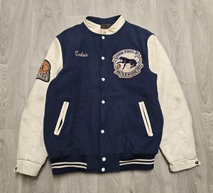 1986-87 Pope John Paul II Panthers Basketball Leather/Wool Varsity Letterman 48 - Picture 1 of 21
