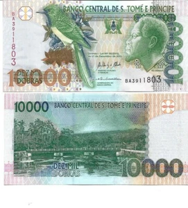 SANTO TOMÉ Y PRÍNCIPE 10000 DOBRAS - Imagen 1 de 1