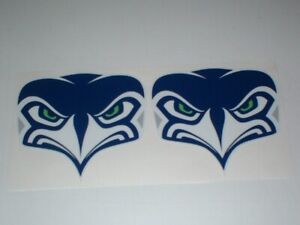 SEATTLE SEAHAWKS FULL SIZE FOOTBALL DECALS