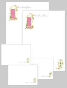 Sweet Home - Our House - Letter Writing Stationery Paper Set with envelopes 8+4 - Picture 1 of 3