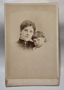 Young Lady Daughter Fashion Philbric Detroit Michigan Antique Cabinet Card Photo - Bild 1 von 3
