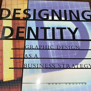 Designing Identity Graphic Design Business Strategy English 1998 1st Ed LN DJ - Picture 1 of 12