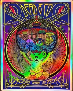 DEAD AND COMPANY SPHERE 4-8-25 LAS VEGAS NEVADA STICKER/POSTER - Picture 1 of 6