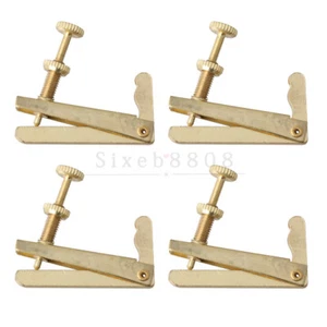 Set of 4pcs 3/4 4/4 Cello String Fine Adjuster Tuners Golden - Picture 1 of 4