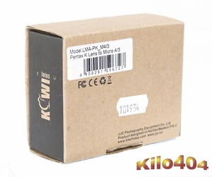 Kiwi LMA PK/ MFT Adapter ✯ OVP ✯ NEU ✯ Panasonic ✯ Pentax ✯ Olympus ✯ M4/3 - Picture 1 of 3