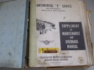 Continental Aircraft Engine Maintenance & Overhaul Manuals various models Binder - Bild 1 von 2