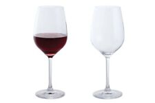 Dartington Crystal Large Vintage Red Wine Glasses Dinner Party Set of Two 490ml