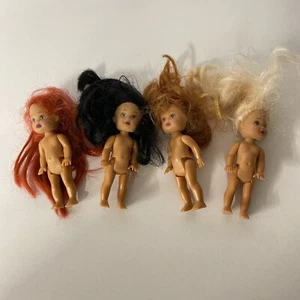 Vintage Mattel Barbie Lot of 4 Friends Club Dolls Nude - Picture 1 of 11