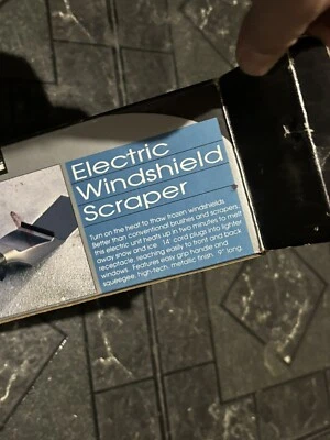 Car Essentials ELECTRIC WINDSHIELD SCRAPER Star Case 14’ Cord Car Adapter Heated - Image 1 of 4