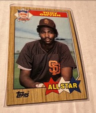 1987 Topps Tony Gwynn All Star Card #599