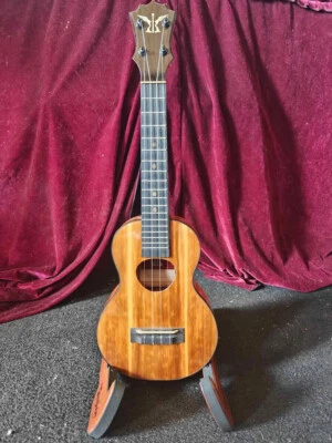 *MADE IN HAWAII* Koaloha KCM-00 Red Label Hawaiian Curly Koa Concert Ukulele - Image 1 of 4
