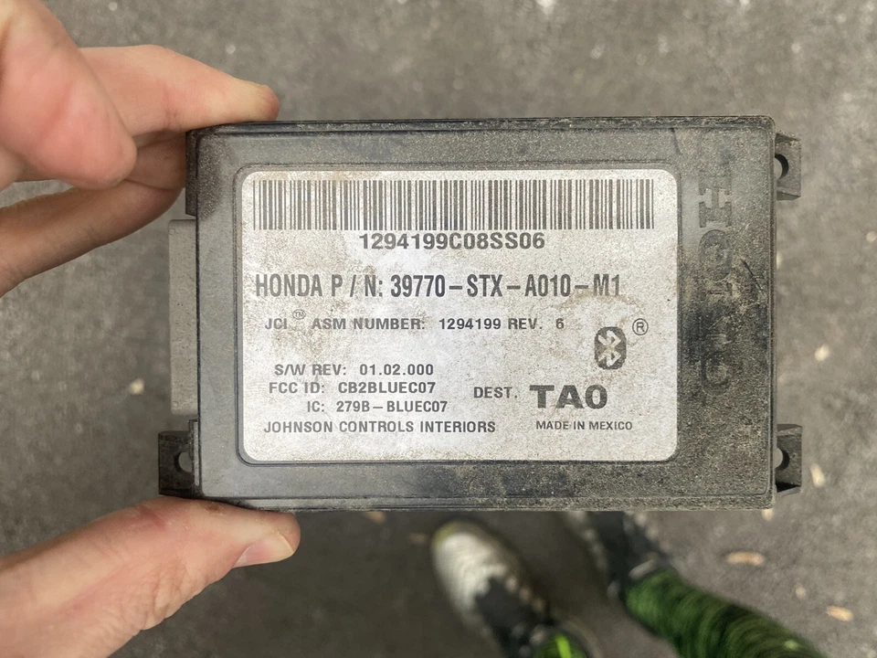 Módulo Bluetooth Acura MDX HFL HFT 2007-2009 enlace manos libres 39770 -STX-A010-M1 Foto 1 de 1