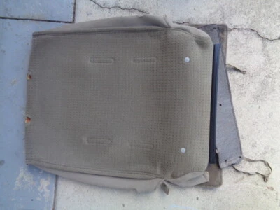 2005 NISSAN QUEST REAR 2ND ROW SEAT UPPER CUSHION COVER CLOTH RIGHT SIDE TAN OEM - Image 1 of 3