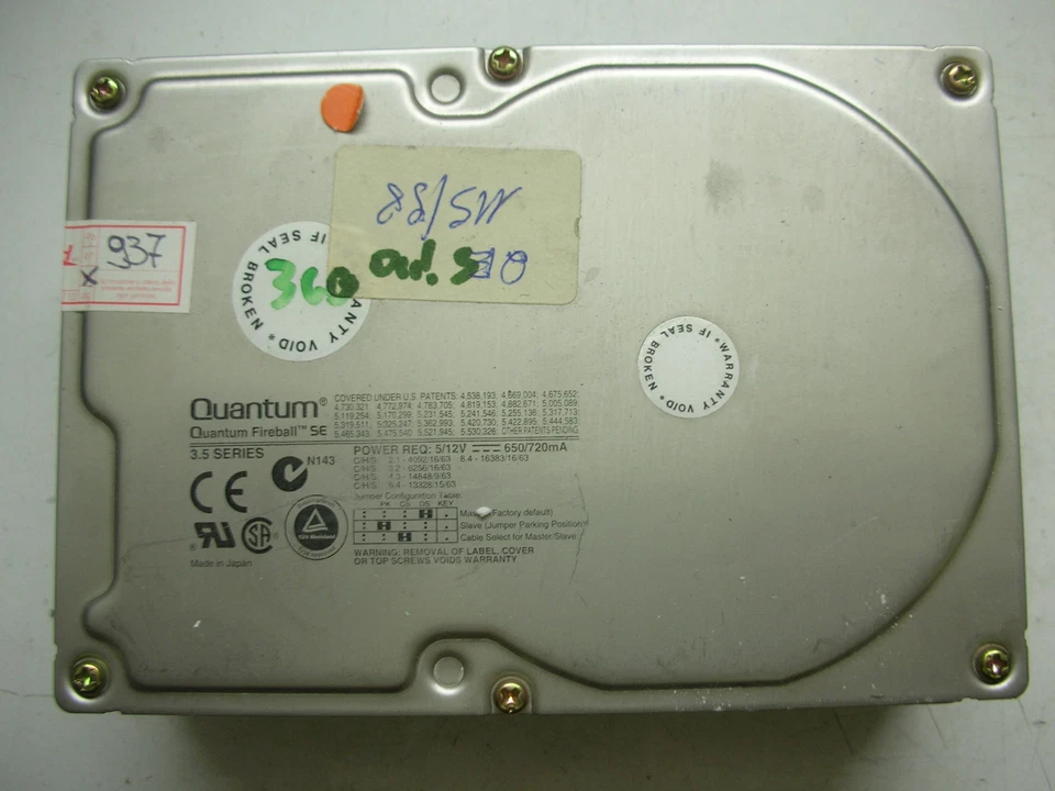 (BC) Quantum Fireball Se 3.2gb 20-11438 Ide - Image 1 of 1