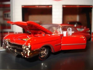 1959 59 CADILLAC COUPE LIMITED EDITION 1/64 1950'S CLASSIC RED CADDY - Picture 1 of 4